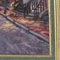 Illya Kagan Oil on Canvas, “Louisburg Square”