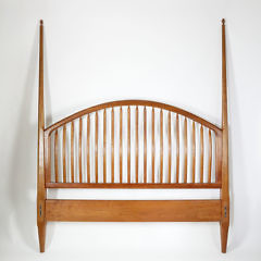 Stephen Swift Cherry and Ash Pencil 4-Post Queen Size Bed