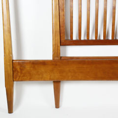 Stephen Swift Cherry and Ash Pencil 4-Post Queen Size Bed