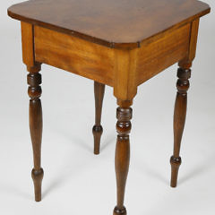 American Sheraton Maple One Drawer Stand, 19th Century