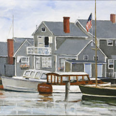 Roy Bailey Oil on Canvas “North Wharf”