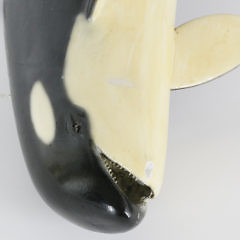 Carved and Painted Orca Whale by Peter Thompson