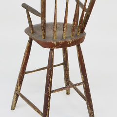 Thumb Back Windsor Child’s Highchair, early 19th Century