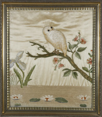 37-4800 Snowy Owl Silk Embroidery A_MG_0120