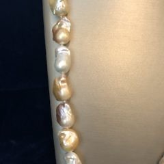 Multi-Color Baroque Fresh Water Pearl Necklace