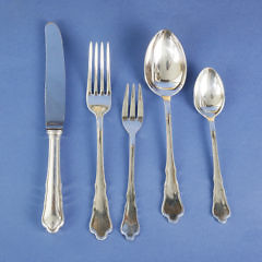 Bernardo Austria Silver Plated Flatware Service in the “Chippendale” Pattern