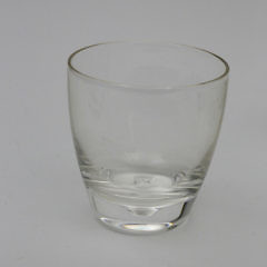 Set of Eleven Signed Steuben Clear Crystal Rock Glasses