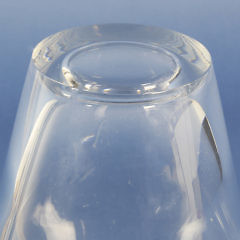 Signed Steuben Clear Crystal Flared Lip Vase
