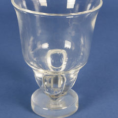 Signed Steuben Clear Crystal Diminutive Classical Form Vase