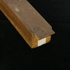 Complete Set of Sailor Made Bone and Ebony Double Nine Dominoes, 19th Century