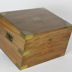 Brass Bound Humidor on Stand