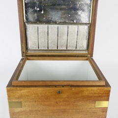 Brass Bound Humidor on Stand