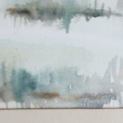 Doris and Richard Beer Nantucket Watercolor, “Salt Marsh”