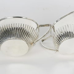 English Sterling Silver Creamer and Sugar