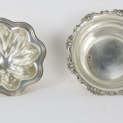 Two Sterling Silver Small Bowls