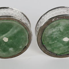 Pair of Sheffield Silver Plated Wine Coasters, 19th Century