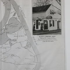 Scarce 1937 Map of Nantucket Island