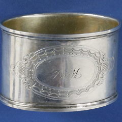 19th Century English Silver Christening Set