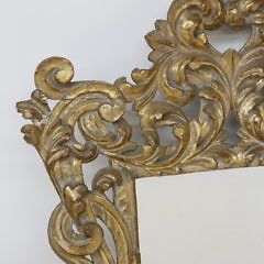 Carved & Gilt Italian Rococo Mirror, circa 1900