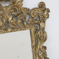 Carved & Gilt Italian Rococo Mirror, circa 1900