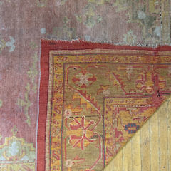 Antique Oushak Hand Woven Carpet