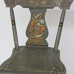 Pair of Decorated Pennsylvania Side Chairs, circa 1840