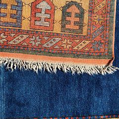 Vintage Hand Woven Turkish Wool Carpet