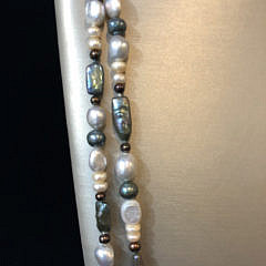 Multi-color Fresh Water Pearl Necklace