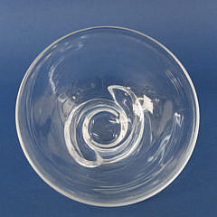 Signed Steuben Clear Crystal Bowl