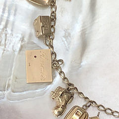 14k Yellow Gold Charm Bracelet