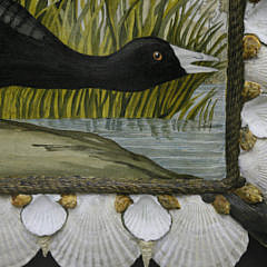 Mellie Cooper Acrylic Portrait of a Coot