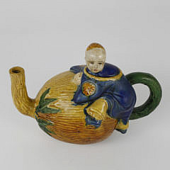 116-4621 Chinese Gourd Form Teapot A_MG_4616