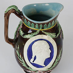 130-4621 19th C. Pitcher with Washington and Lincoln A_MG_4601