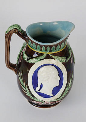 130-4621 19th C. Pitcher with Washington and Lincoln A_MG_4601