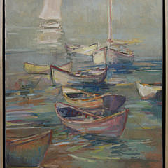 2-4914 David Lazarus oil painting “Dories” A_MG_5390