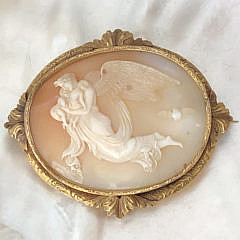 20-4847 Antique Cameo Brooch with Angel A IMG_4983