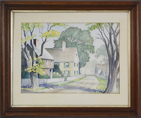 2027-955 R. Richards watercolor “Milk Street” A_MG_5996