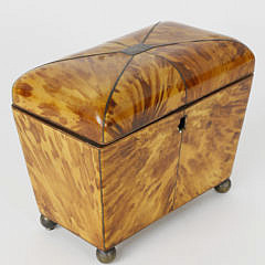 22-4847 Tortoiseshell Double Compartment Tea Caddy A_MG_5432