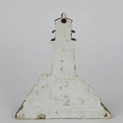 Vintage Cast Iron Sankaty Head Lighthouse Doorstop