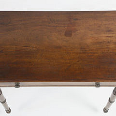 Sheraton Mahogany One Drawer Side Table, 19th c.