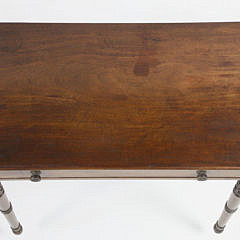 Sheraton Mahogany One Drawer Side Table, 19th c.