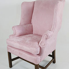 48-4218 Pink Suede Wing Chair A_MG_6055