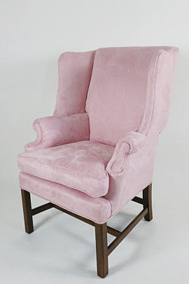 48-4218 Pink Suede Wing Chair A_MG_6055