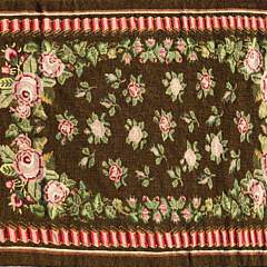 53-4108 Petite Rose Needlepoint Rug A