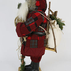 Large Adirondack Santa Claus Christmas Figure