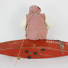 Vintage Bethany Lowe Nantucket Handmade Santa Claus Christmas Figure