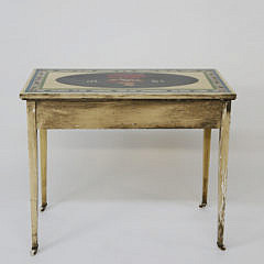 Antique American Decorated Two Drawer Dressing Table