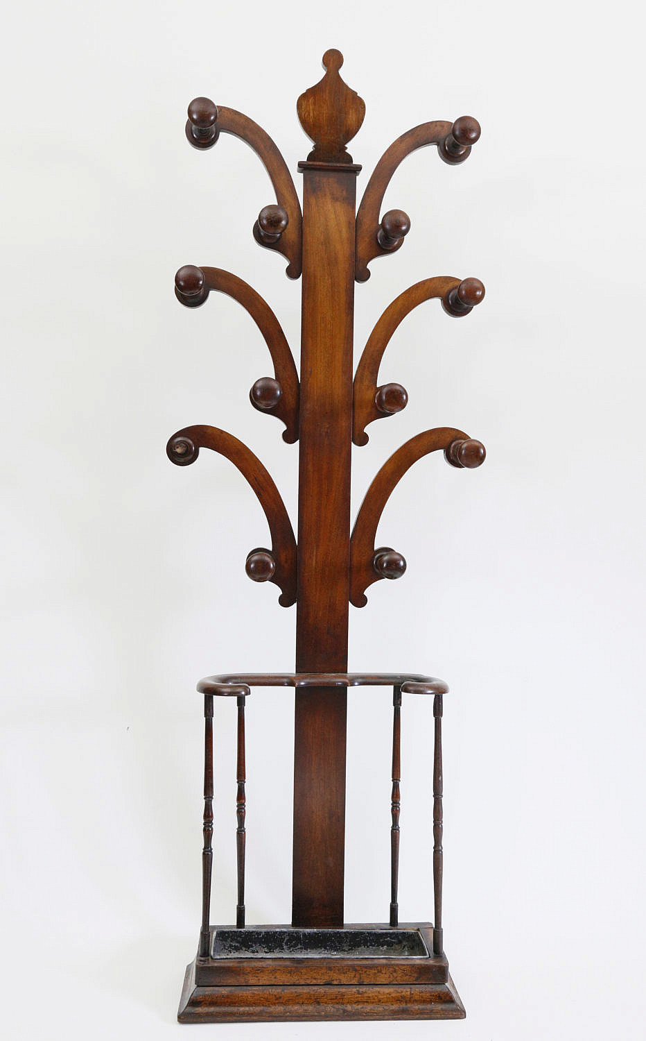 Early 19th Century Mahogany Hall Tree - Early Mahogany Hall Tree, circa ...