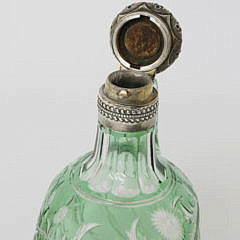 American Overlay and Sterling Cruet, circa 1920