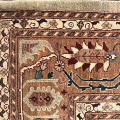 Hand Woven Wool Indo Heriz Carpet